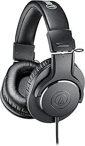 Audio-Technica ATH-M20x Professional Studio Monitor Headphones, Black - Customer Photo 2