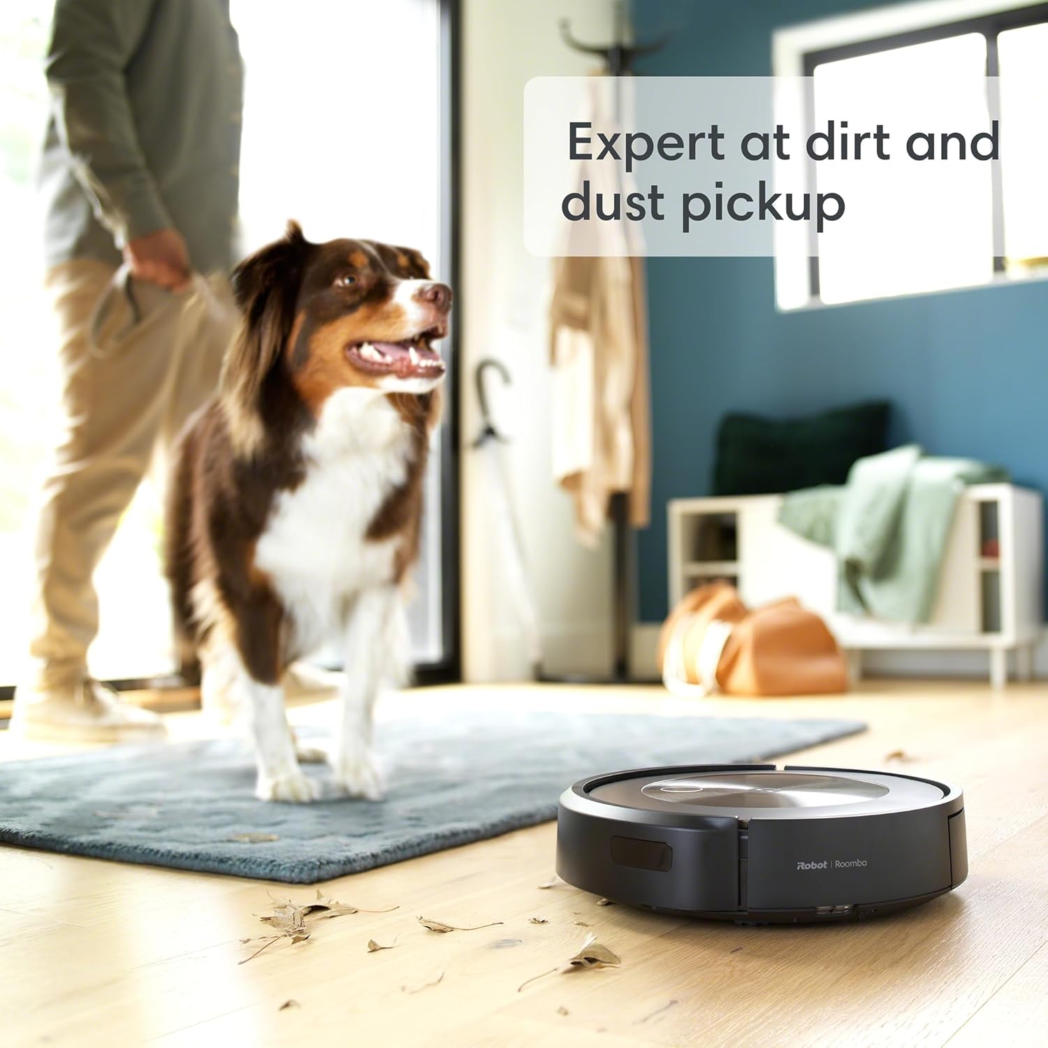 iRobot Roomba j9+ Self-Emptying Robot Vacuum – Powerful Suction, Identifies and Avoids Obstacles Like pet Waste, Self-Empties for 60 Days, Best for Homes with Pets, Smart Mapping, Works with Alexa​ - Customer Photo 2