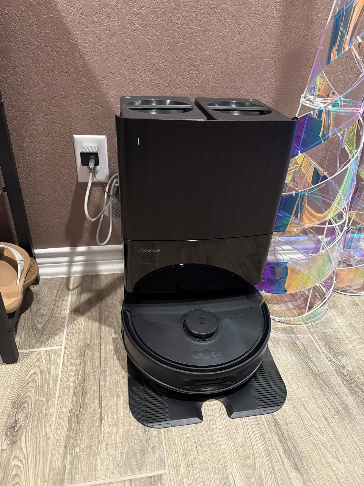 Qrevo Series Robot Vacuum and Mop, 8000Pa Suction, Upgraded from Qrevo S, Anti-Tangle Brushes, Smart Obstacle Avoidance, Auto Mop Washing, All-in-One Dock, 200RPM Spinning Mops, Black(QV 35A) customer photo 2