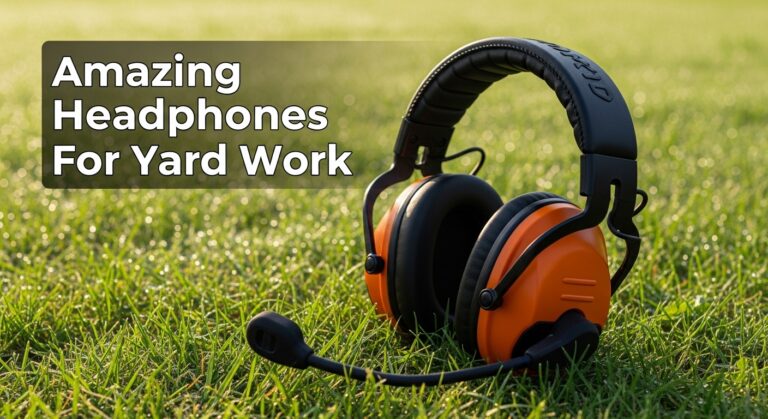 Amazing Headphones For Yard Work