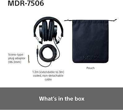 Sony MDR7506 Professional Large Diaphragm Headphone - Customer Photo 2
