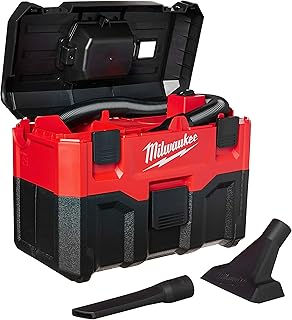 Milwaukee 0880-20 18-Volt Cordless Wet/Dry Vacuum, Red - Milwaukee