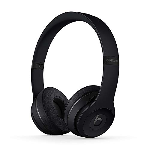 Beats Solo3 Wireless On-Ear Headphones - Apple W1 Headphone Chip, Class 1 Bluetooth, 40 Hours of Listening Time - Matte Black (Previous Model) - 