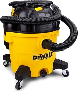 DEWALT 10 Gallon Poly Wet Dry Vacuum, 5.5 HP Shop Vacuum 120V 90 CFM for Jobsite, Work Shop, Comerical Area, Garage/Warehouse etc, 10 Ft Cord Model DXV10P - DEWALT
