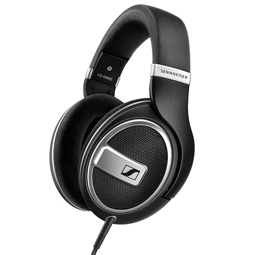 Sennheiser HD 599 SE Open-Back Headphones, Premium Design, Natural Balanced Audio, Comfortable Fit, Wired Headphones for Music, Gaming, School, Work, Black Sennheiser HD 599 SE Open-Back Headphones, Premium Design, Natural Balanced Audio, Comfortable Fit, Wired Headphones for Music, Gaming, School, Work, Black -