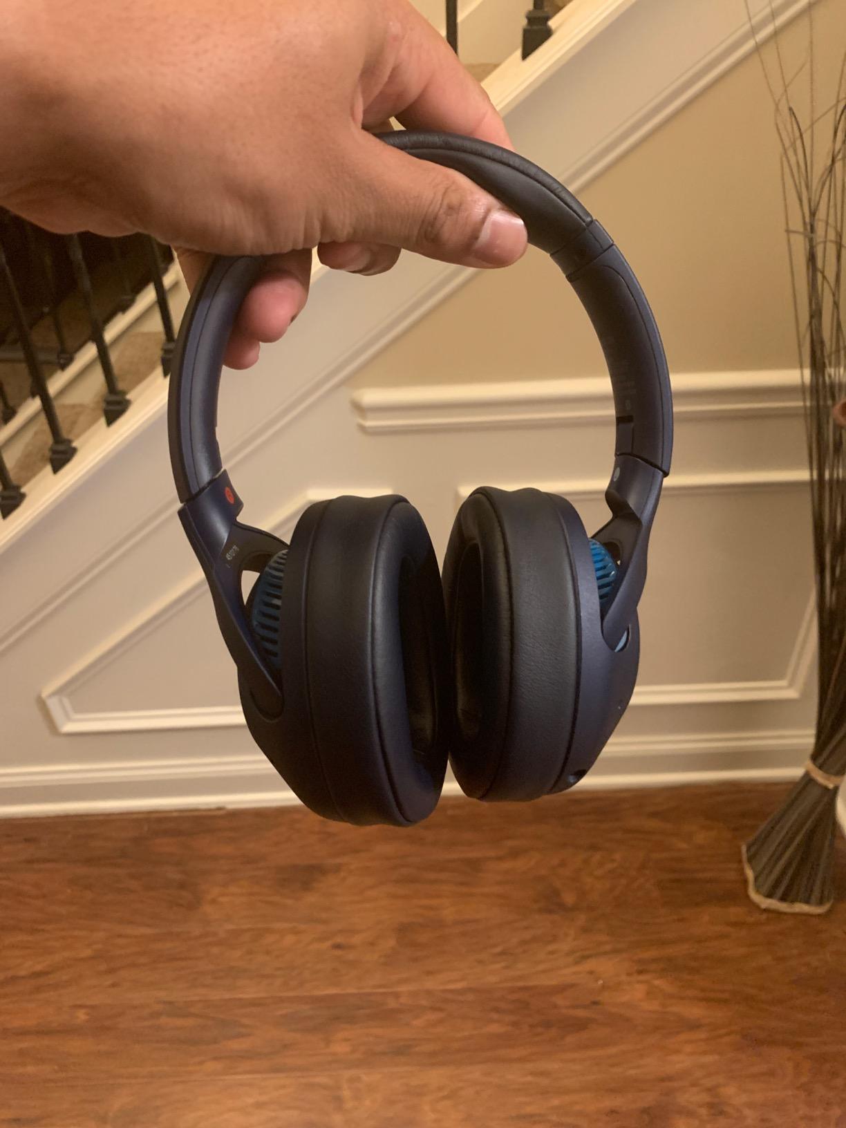 Sony WHXB900N Noise Cancelling Headphones, Wireless Bluetooth Over the Ear Headset with Mic for Phone-Call and Alexa Voice Control- Black (WH-XB900N/B) - Customer Photo 2