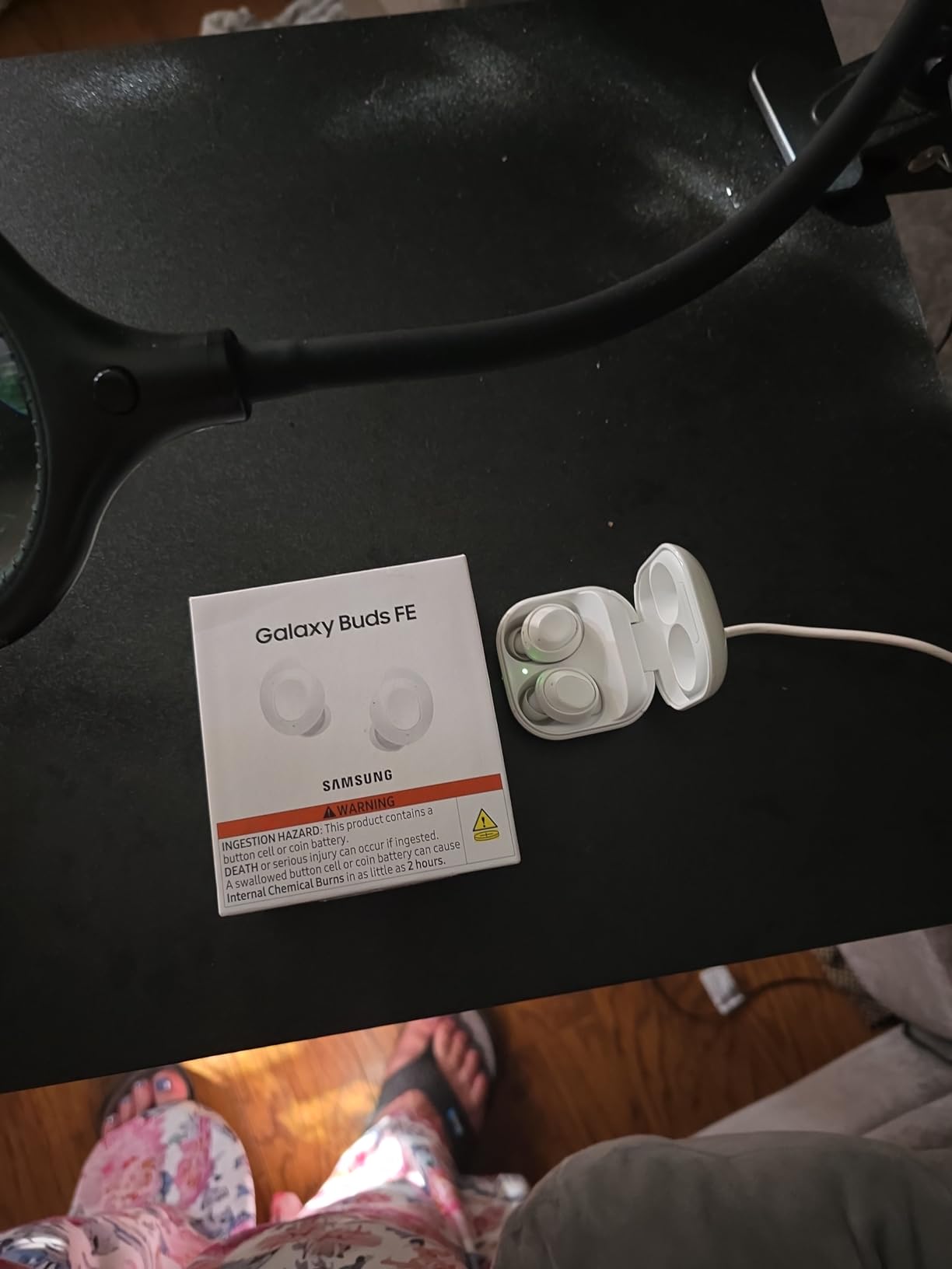 Samsung Galaxy Buds+ Plus, True Wireless Earbuds w/Improved Battery and Call Quality (Wireless Charging Case Included), (International Version) (Cloud Blue) - Customer Photo 1