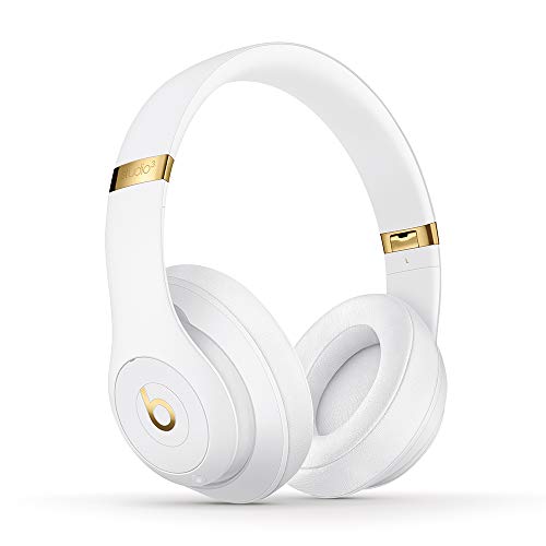 Beats Studio3 Wireless Noise Cancelling Over-Ear Headphones - Apple W1 Headphone Chip, Class 1 Bluetooth, 22 Hours of Listening Time, Built-in Microphone - White - 