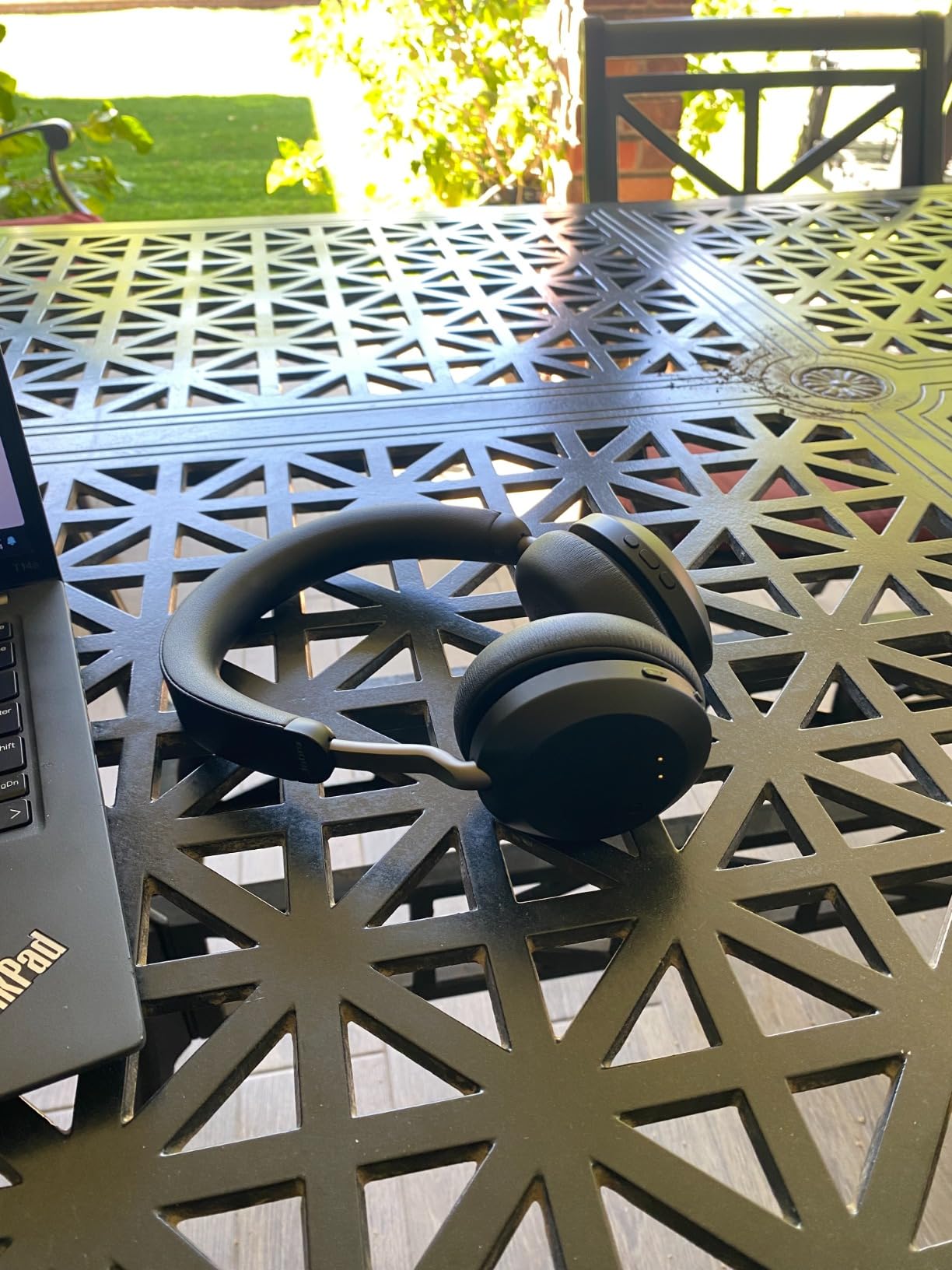 Jabra Evolve2 75 PC Wireless Headset with 8-Microphone Technology - Dual Foam Stereo Headphones with Adjustable Advanced Active Noise Cancelling, USB-C Bluetooth Adapter and UC Compatibility - Black - Customer Photo 1
