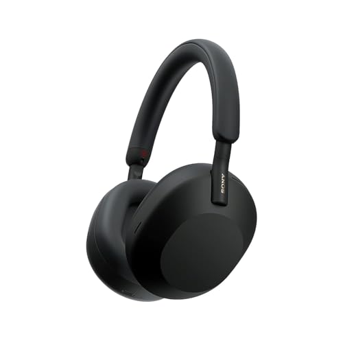 Sony WH-1000XM5 Premium Noise Canceling Headphones, Auto NC Optimizer, 30-Hour Battery, Alexa Voice Control, Black - Sony