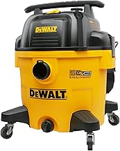 DEWALT 10 Gallon 5.0 Peak HP STEALTHSONIC Shop Vacuum Wet and Dry, Ultra Quiet Wet Dry Vac, Ideal for Jobsite, Garage, Car & Workshop, DXV10P-QT with Attachments & Powerful Suction, Portable Cleaning - DEWALT