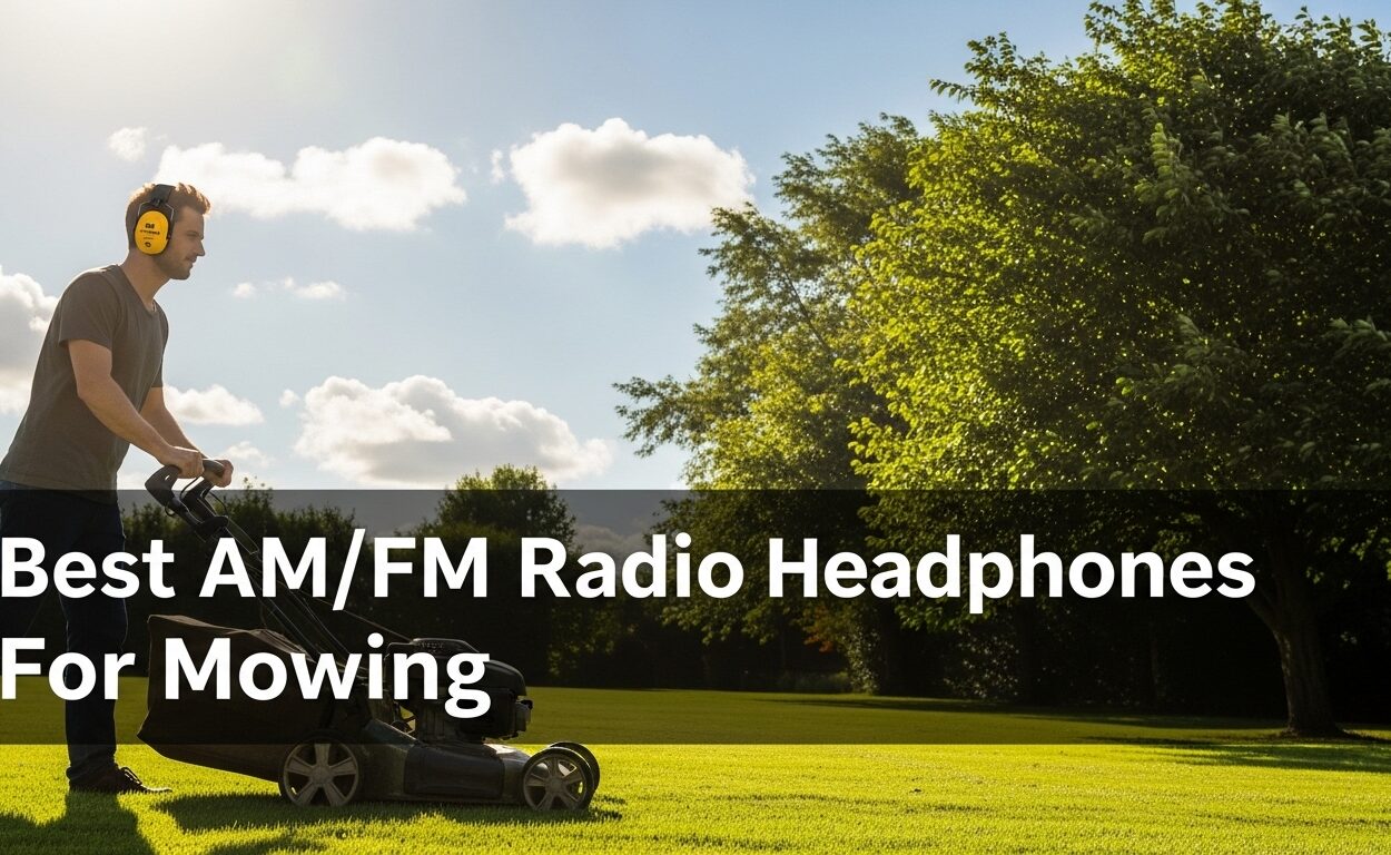 Best AM/FM Radio Headphones for Mowing