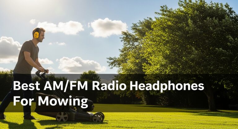 Best AM/FM Radio Headphones for Mowing