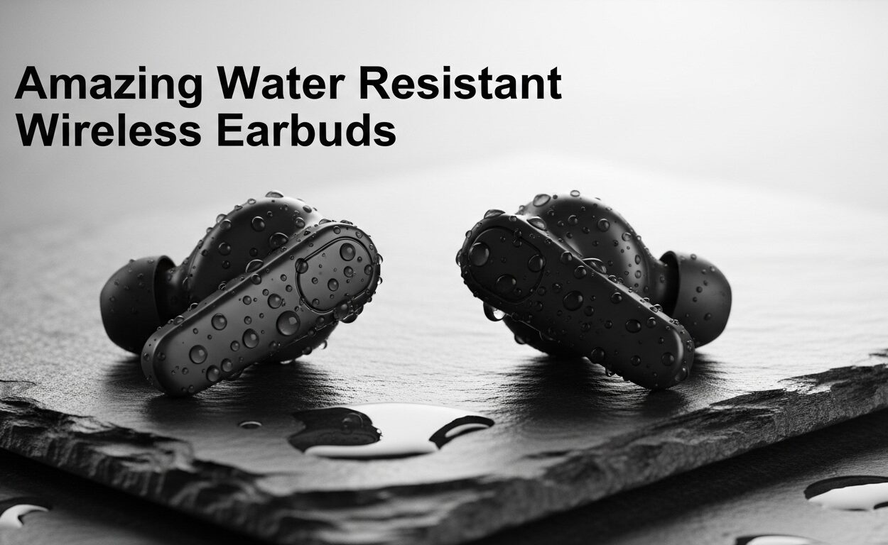 Water Resistant Wireless Earbuds