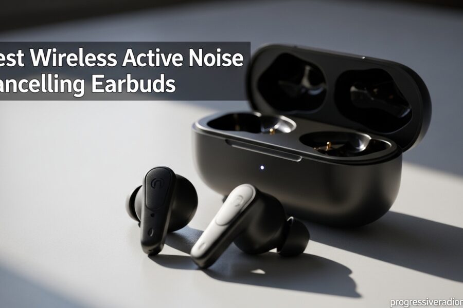 Wireless Active Noise Cancelling Earbuds