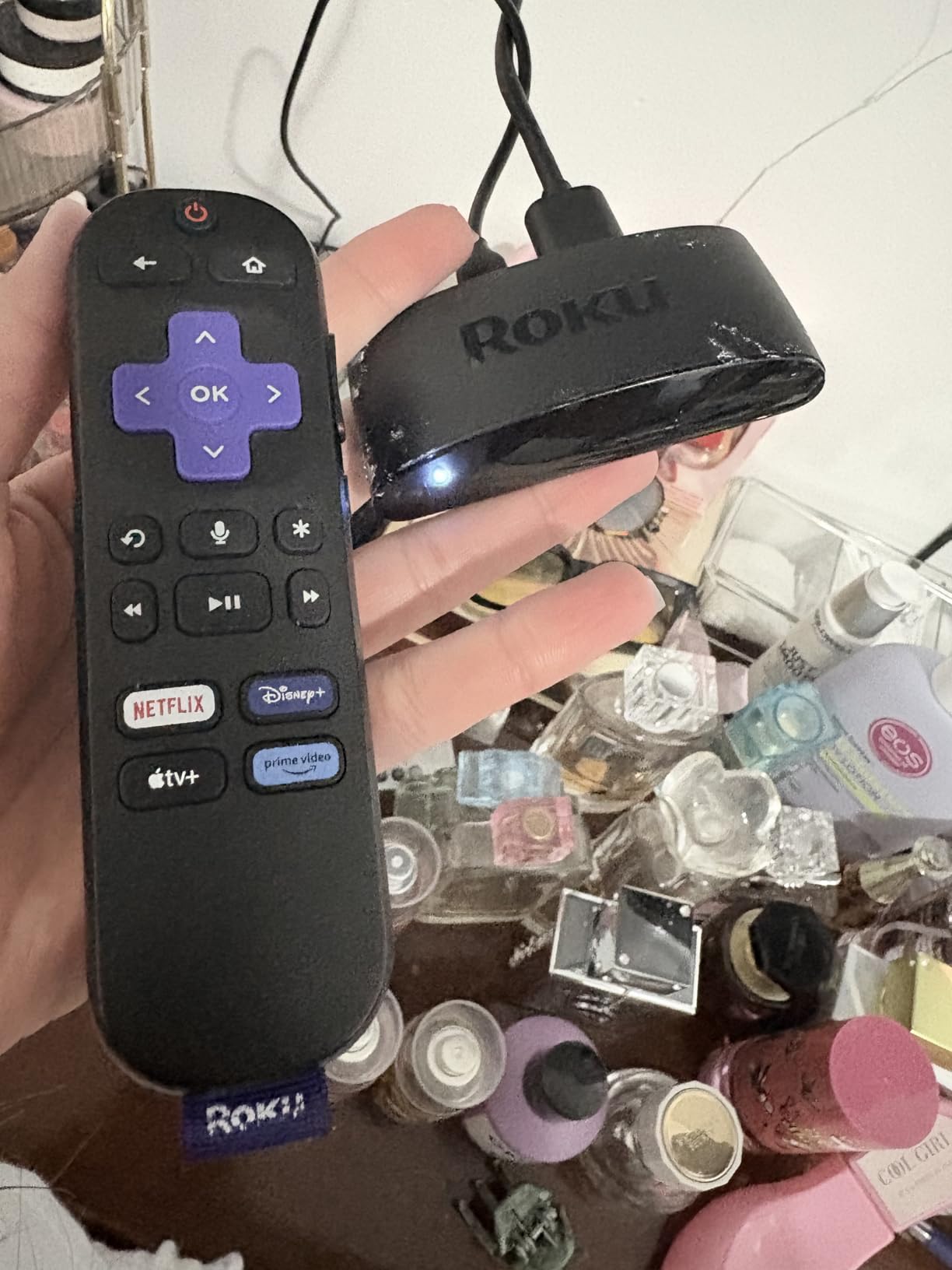 Express 4K+ | Roku Streaming Device 4K/HDR with Voice Remote, Free & Live TV customer photo 2