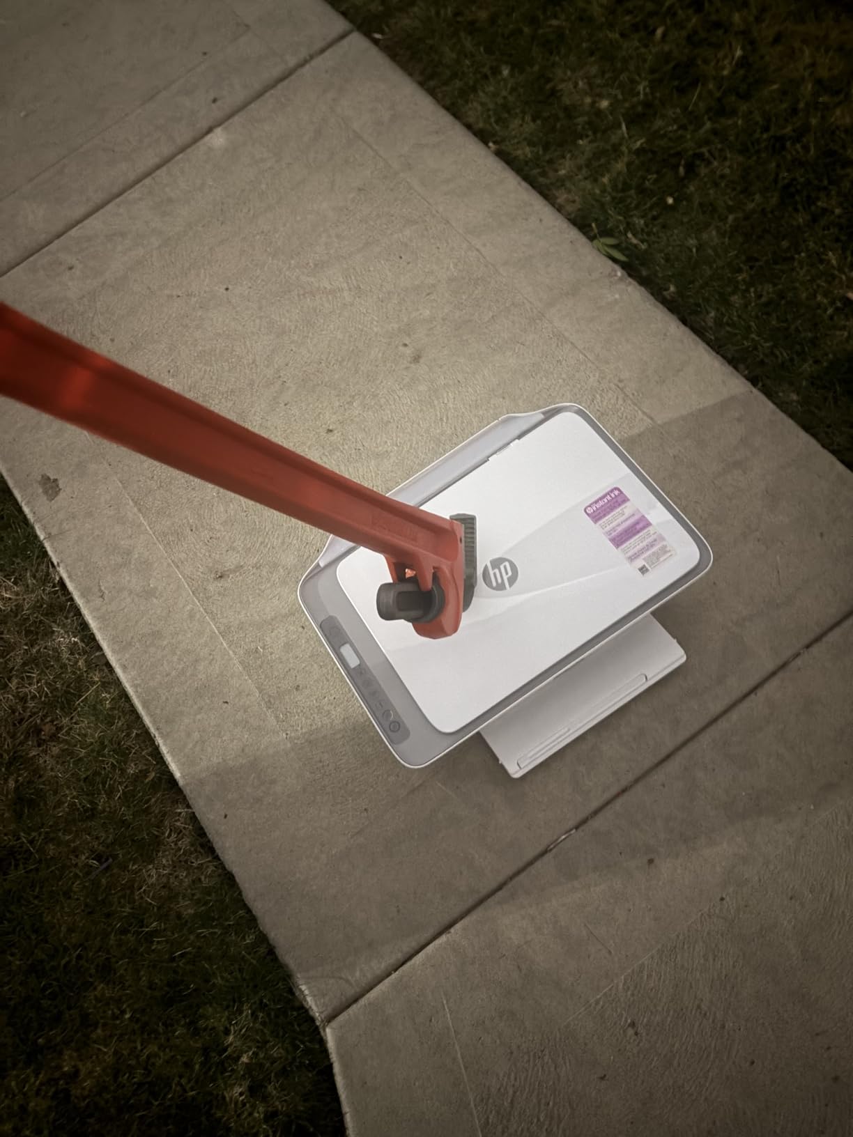 HP DeskJet 2855e Wireless All-in-One Color Inkjet Printer, Scanner, Copier, Best-for-home, 3 month Instant Ink trial included. This printer is only 2.4 ghz capable. AI-enabled (588S5A) customer photo 2