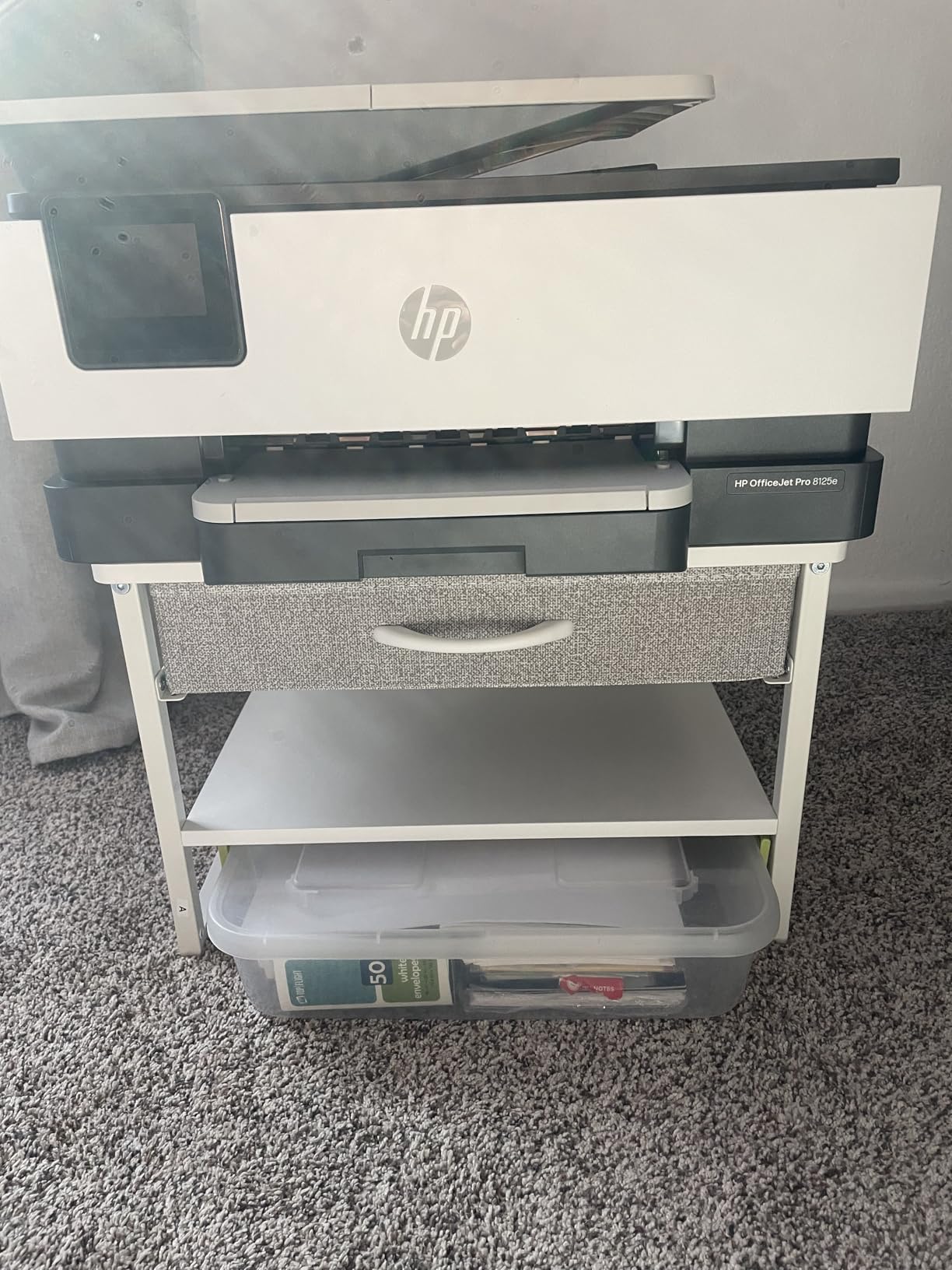 HP OfficeJet Pro 8125e Wireless All-in-One Color Inkjet Printer, Print, scan, Copy, ADF, Duplex Printing Best-for-Home Office, 3 Month Instant Ink Trial Included, AI-Enabled (405T6A) customer photo 2