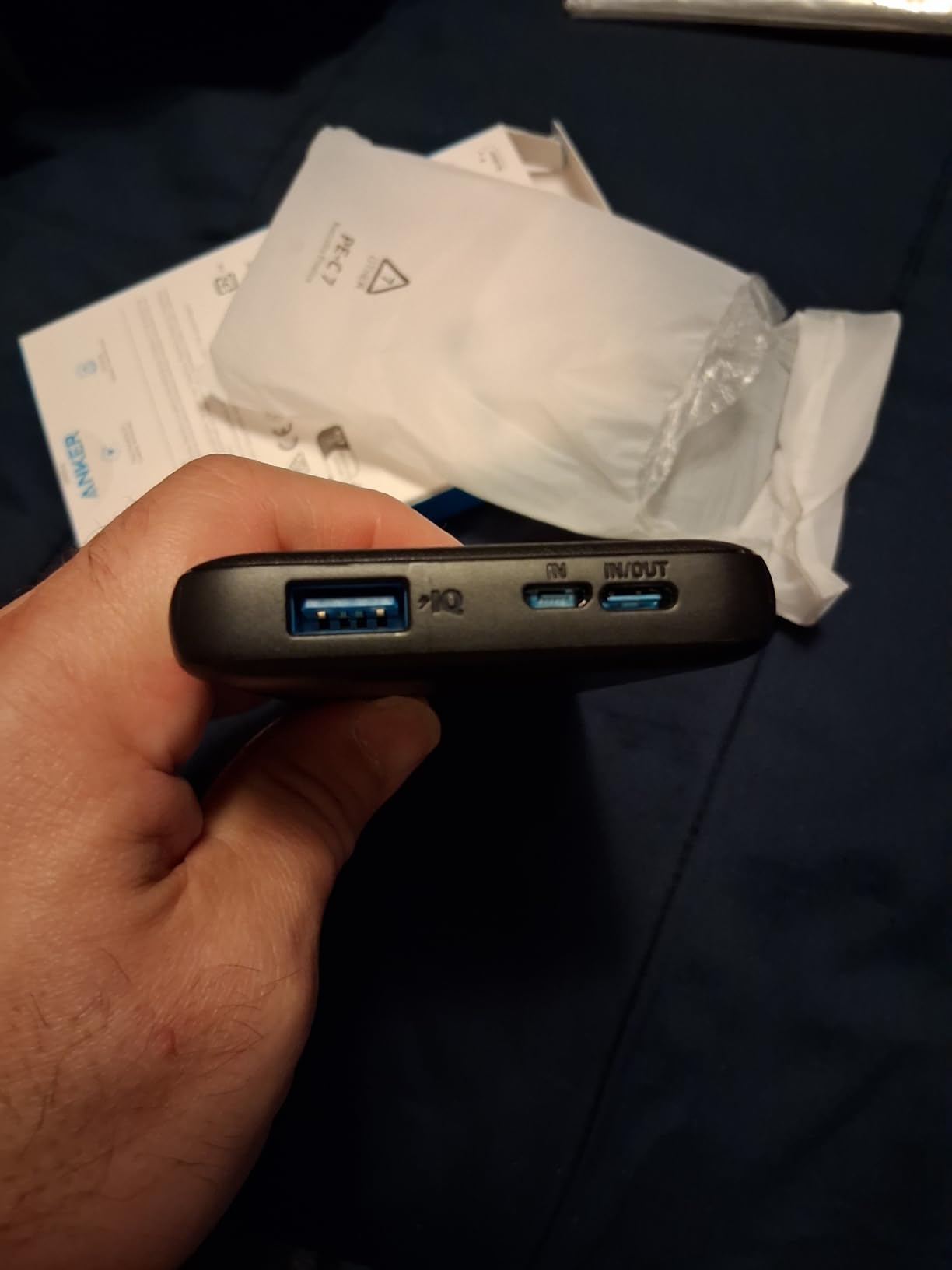 Anker Power Bank(PowerCore 10K), Compact Travel-Ready 10,000mAh Battery Pack with PowerIQ Charging Technology, 5V/3A High-Speed Charging for iPhone, iPad,and More customer photo 2