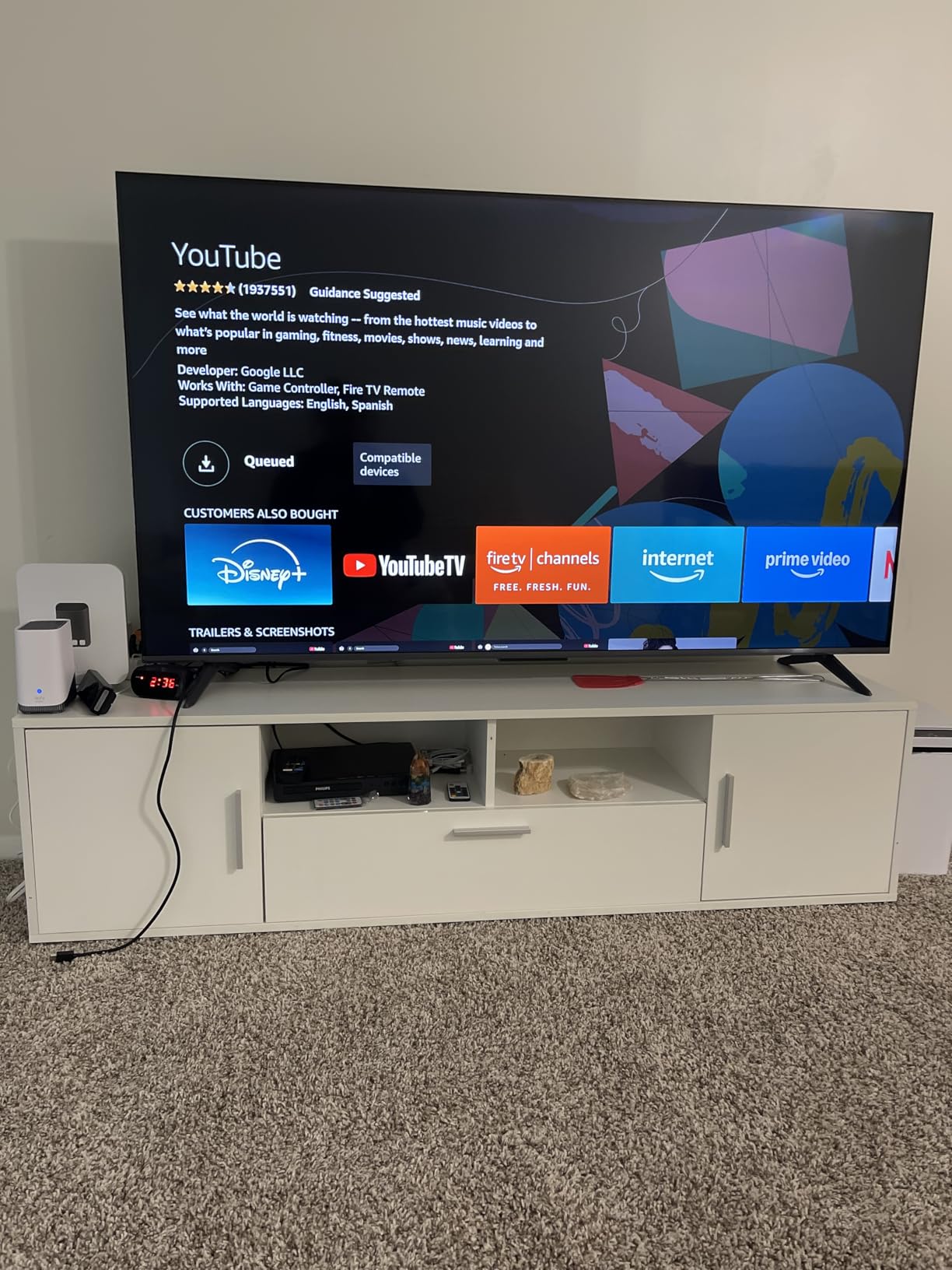 INSIGNIA 65-inch Class F50 Series LED 4K UHD Smart Fire TV with Alexa Voice Remote (NS-65F501NA24) customer photo 1