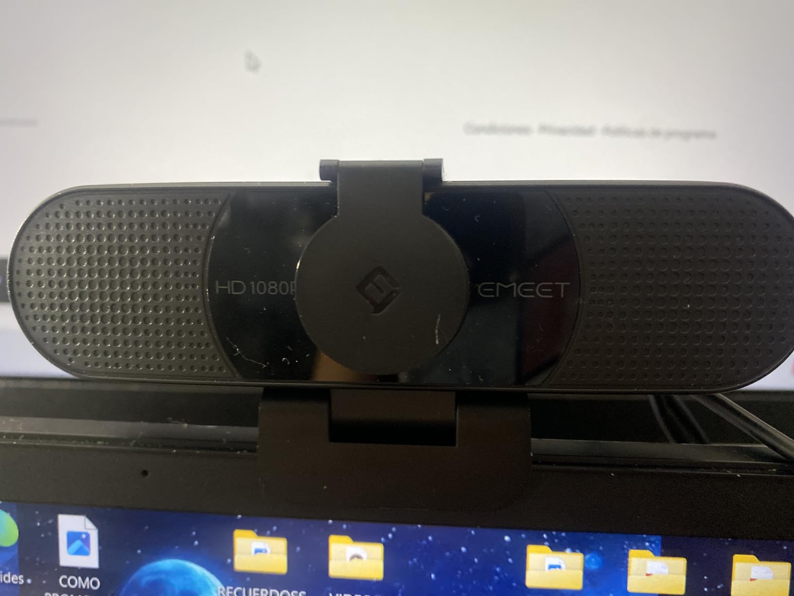 EMEET C960 1080P Webcam with Microphone, 2 Mics, 90° FOV, USB Type-A & A-to-C Adapter, Fixed Focus, Plug&Play Computer Camera for Zoom/Teams/Facetime/YouTube/Google Meet/Switch 2 Camera, 2025 Version customer photo 2