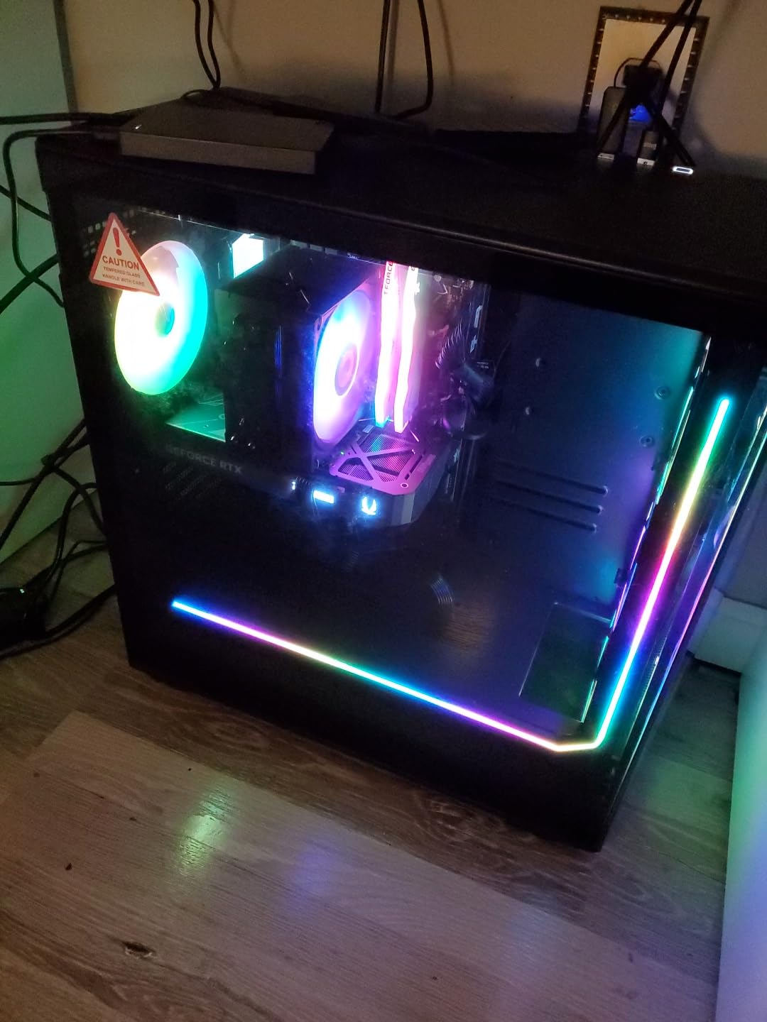Slate MESH Gaming PC Desktop Computer Intel Core i7 14700F CPU, NVIDIA GeForce RTX 5070 12GB GPU, 32GB DDR5 RGB 5200MHz RAM, 1TB NVMe SSD, Windows 11 Home, Keyboard and Mouse - SMI7N5701 customer photo 1
