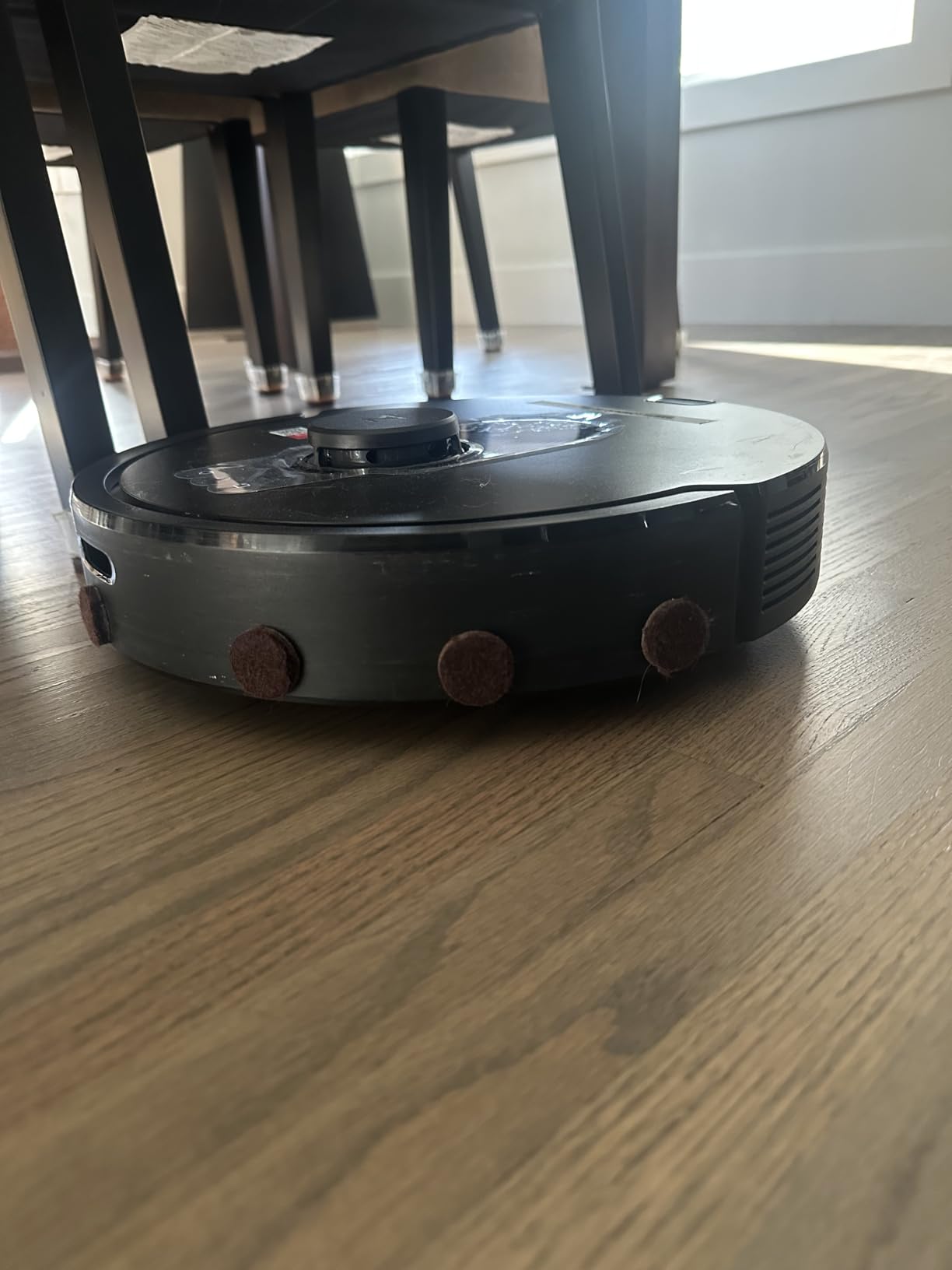 Q10 S5+ Robot Vacuum and Mop, 10,000Pa Suction, Upgraded from Q8 max+, 70 Days Self-Emptying, Obstacle Avoidance, Sonic Mopping, Dual Anti-Tangle Design, Auto Mop Lifting, Black customer photo 2