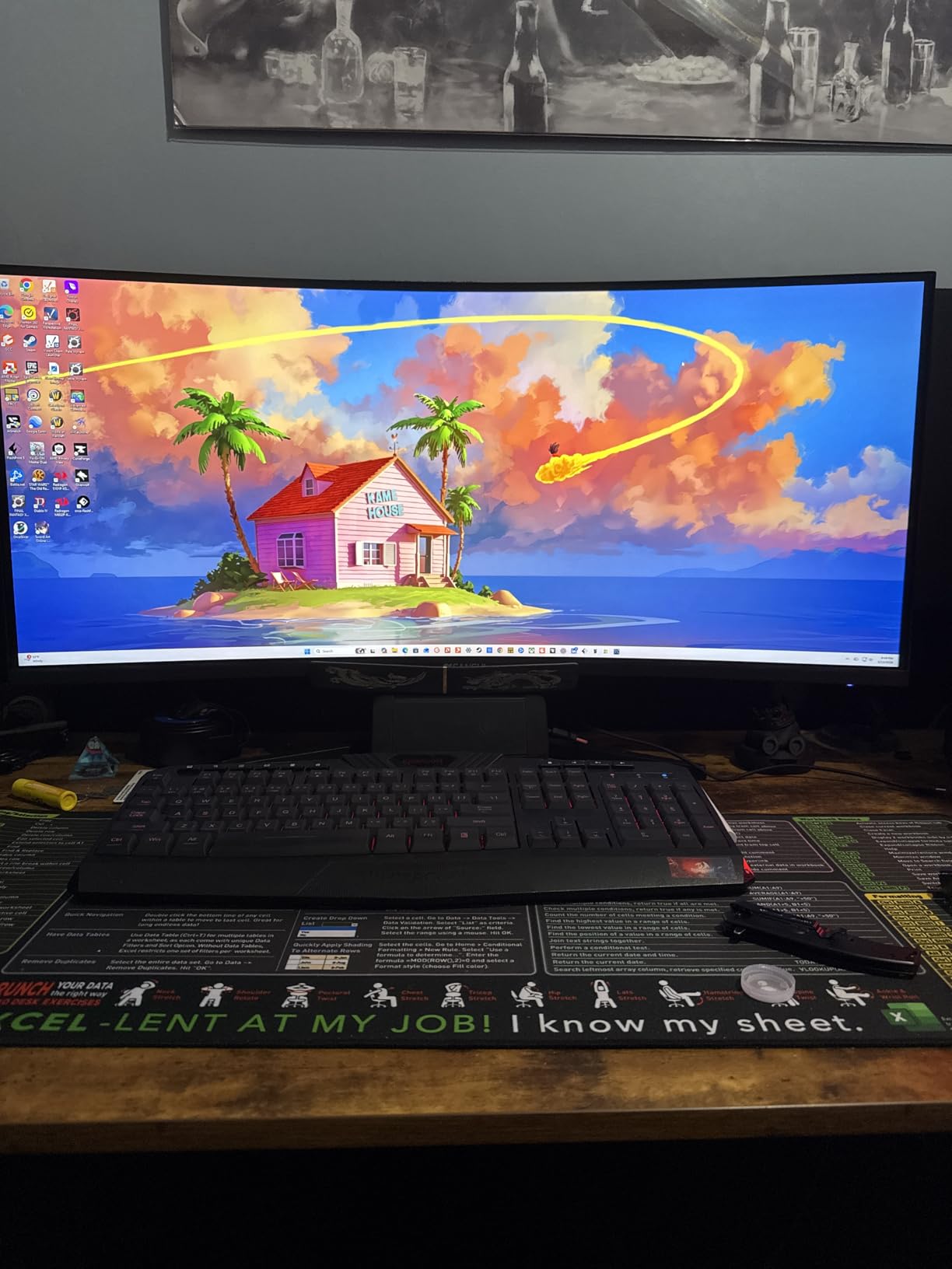 SANSUI 27 Inch Curved 240Hz Gaming Monitor FHD 1080P, 1500R Curve Computer Monitor, 130% sRGB, 4000:1 Contrast, HDR, FreeSync, MPRT 1Ms, Low Blue Light, HDMI DP Ports, Metal Stand, DP Cable Incl. customer photo 1