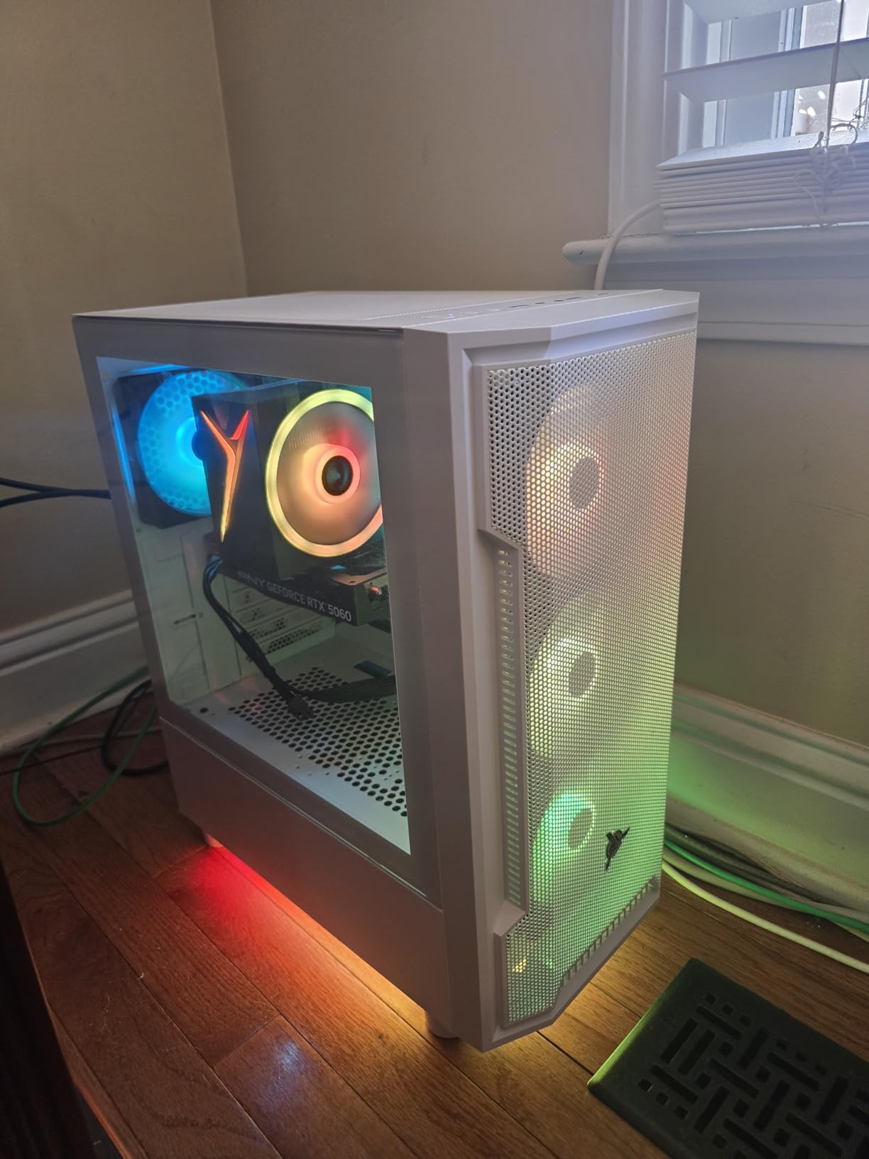 Skytech Gaming Archangel Desktop PC, Intel i5 13400F 2.5 GHz (4.6GHz), NVIDIA RTX 4060 8GB, 2TB NVMe SSD, 32GB DDR5 RAM 5200 RGB, 650W Gold PSU, Wi-Fi, Win 11 customer photo 1