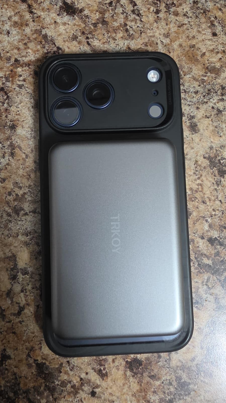 for Magsafe Portable Charger,5000mAh Slim Wireless Magnetic Power Bank with USB C Charging,Travel Essential for Magsafe Battery Pack Compatible with iPhone 17/16/15/14/13/12 Series,Graphite Gray customer photo 1