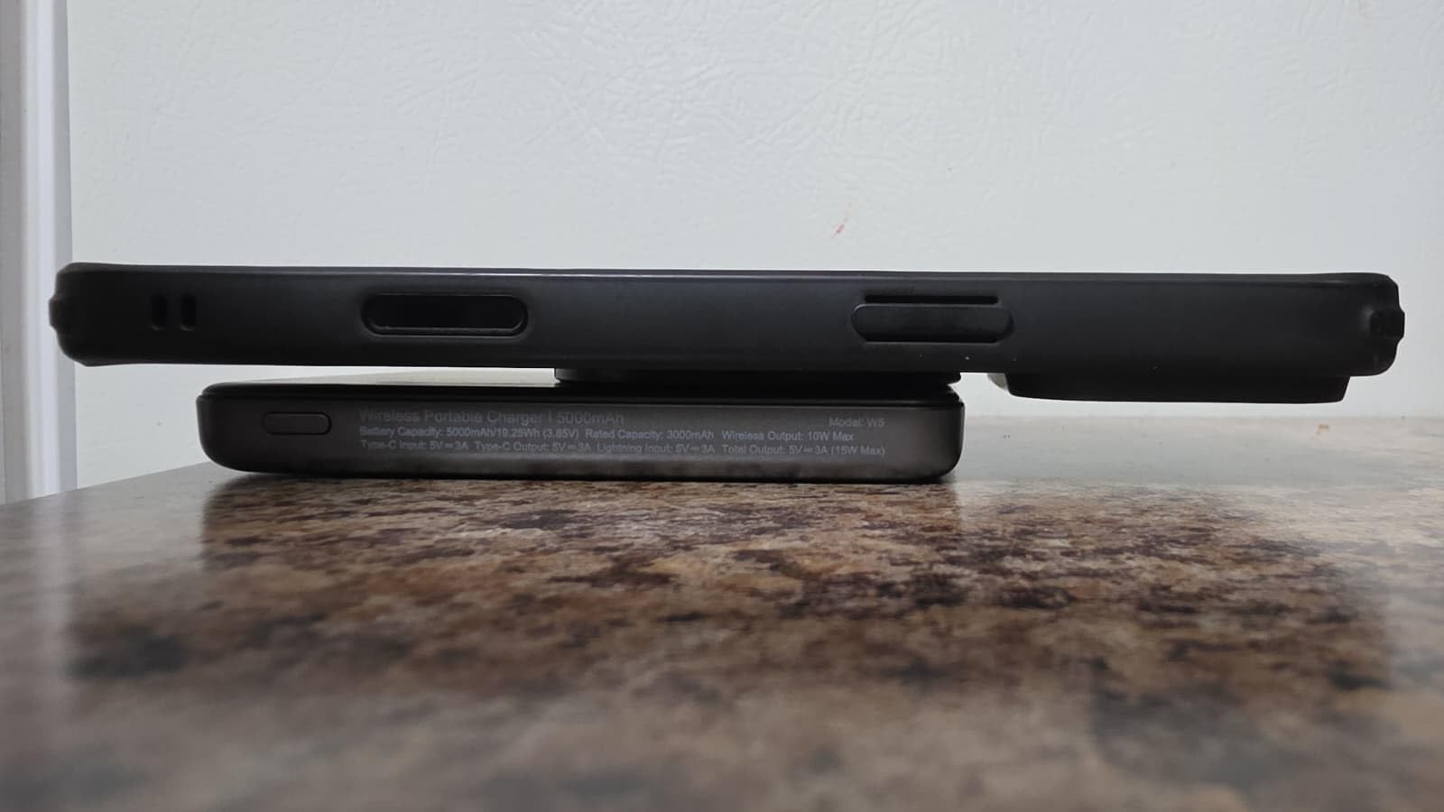 for Magsafe Portable Charger,5000mAh Slim Wireless Magnetic Power Bank with USB C Charging,Travel Essential for Magsafe Battery Pack Compatible with iPhone 17/16/15/14/13/12 Series,Graphite Gray customer photo 2