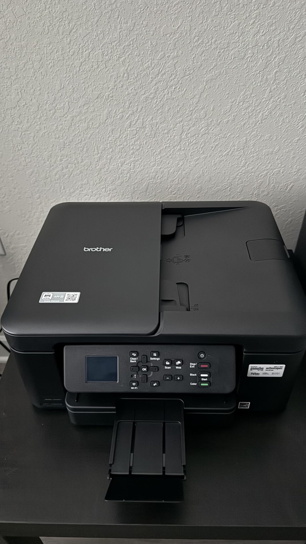 Brother Work Smart 1360 Wireless Color Inkjet All-in-One Printer with Automatic Duplex Printing and 1.8