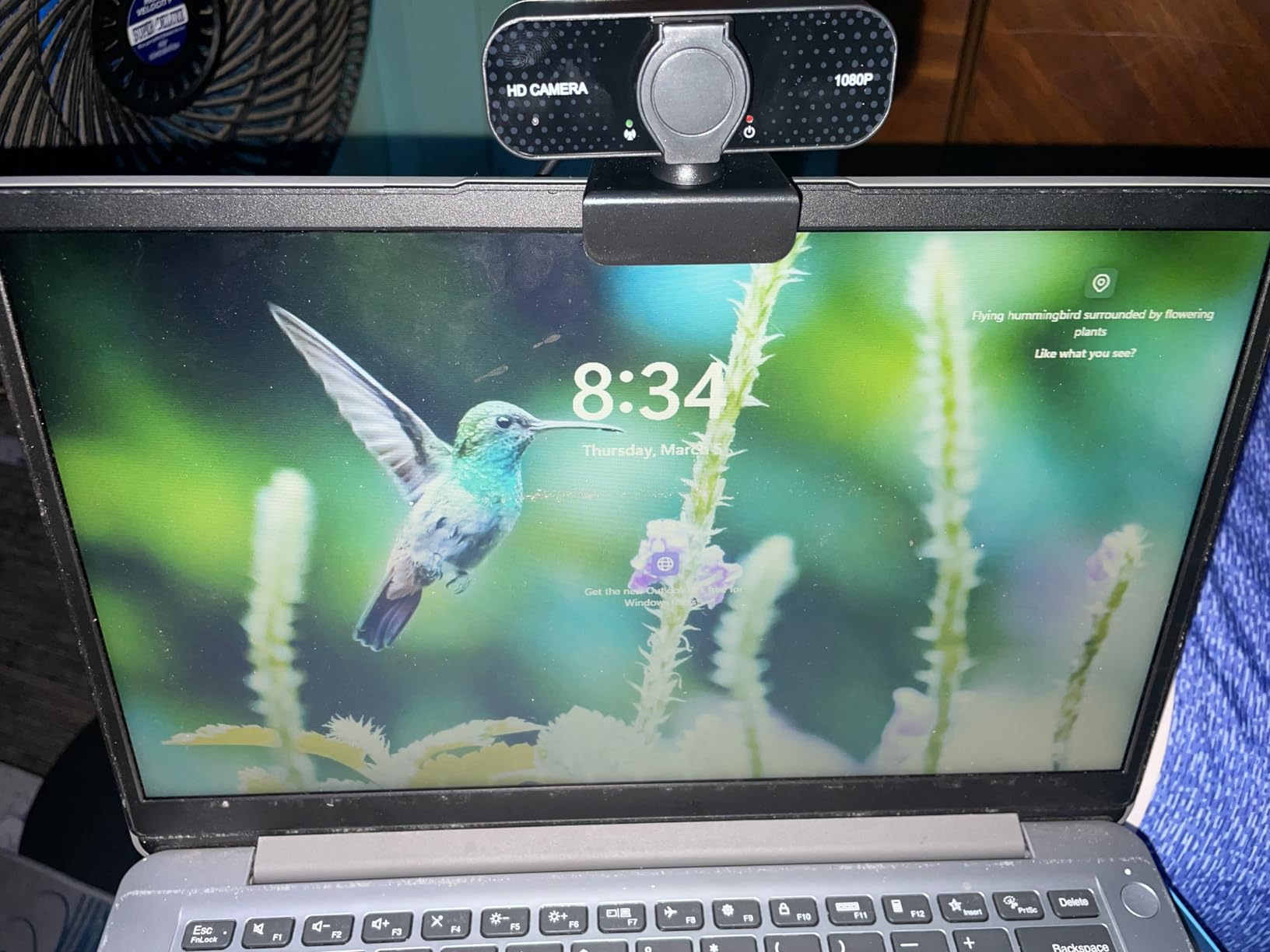 1080P Full HD Webcam with Noise-Canceling Mic, Auto Light Correction, Privacy Cover and Wide Angle Lens, Plug & Play USB Camera for Laptop/Desktop/PC/Mac, Compatible with Zoom/Skype/Teams/Streaming customer photo 2