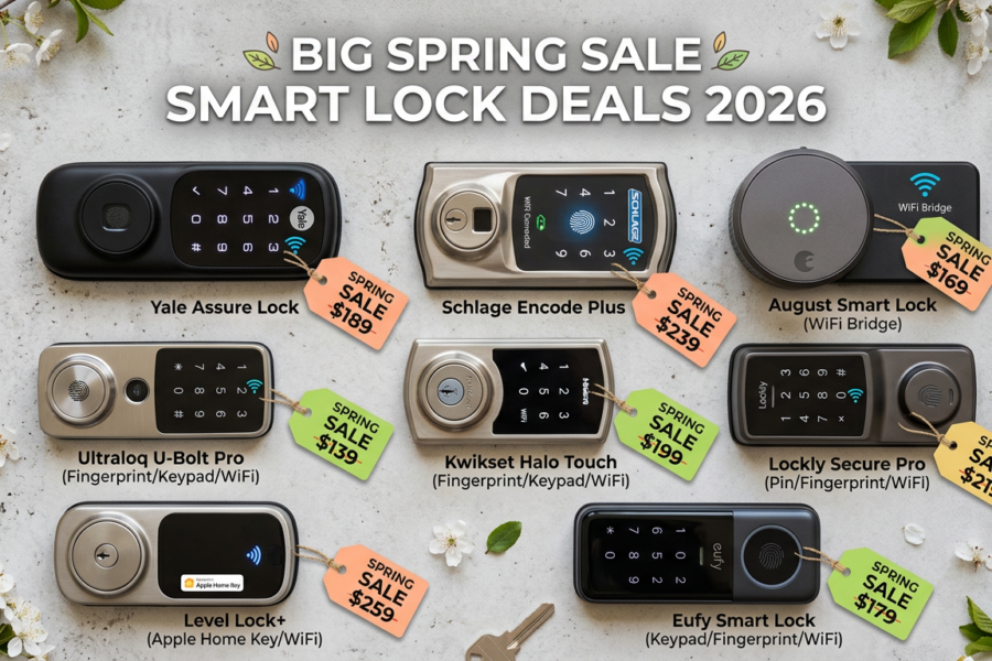 Best Big Spring Sale Smart Lock Deals on Amazon