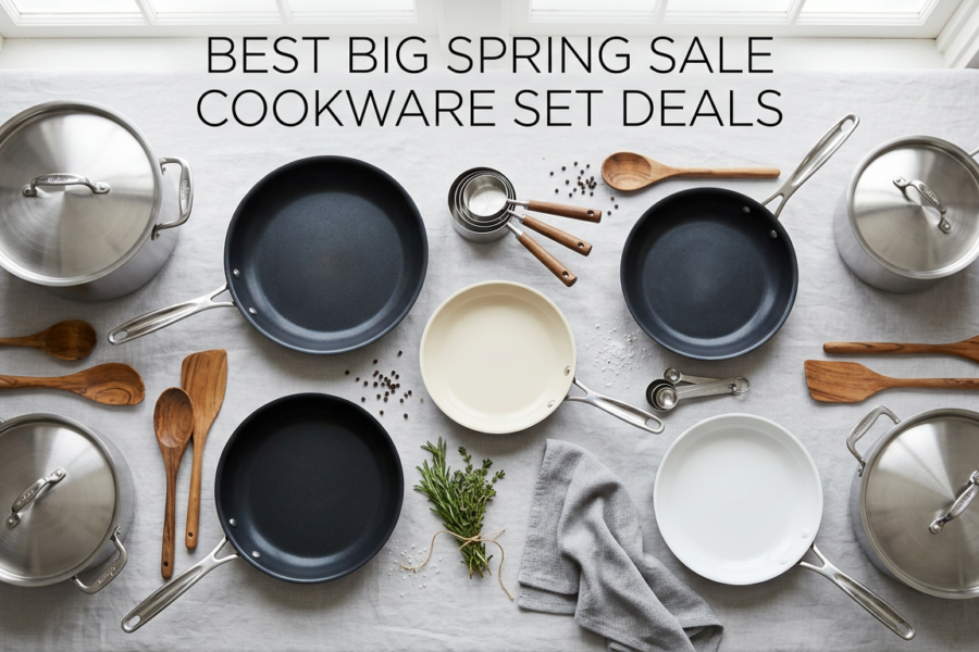 Best Big Spring Sale Cookware Set Deals on Amazon
