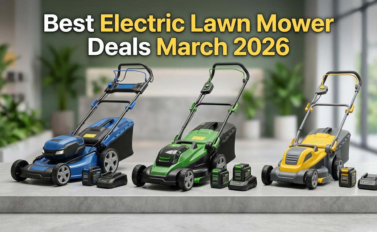 Best Big Spring Sale Electric Lawn Mower Deals on Amazon