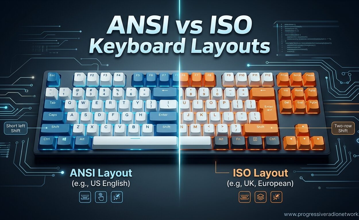 ANSI vs ISO Keyboard Layouts