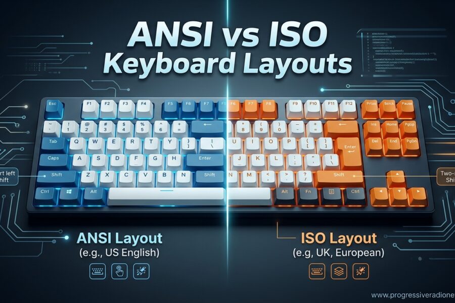 ANSI vs ISO Keyboard Layouts