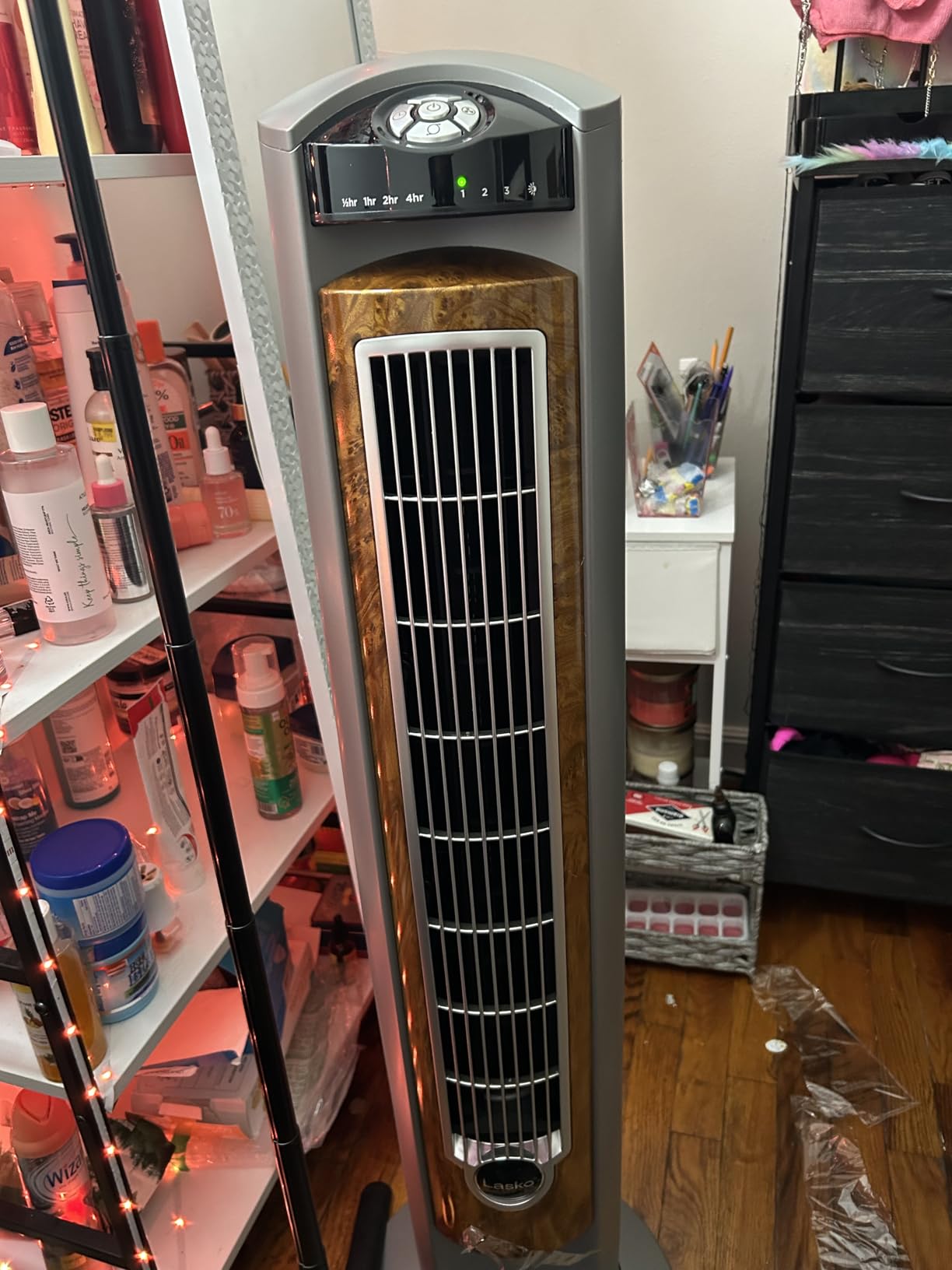 Oscillating Tower Fan with Remote, Quiet Floor Fans for Bedroom, 42