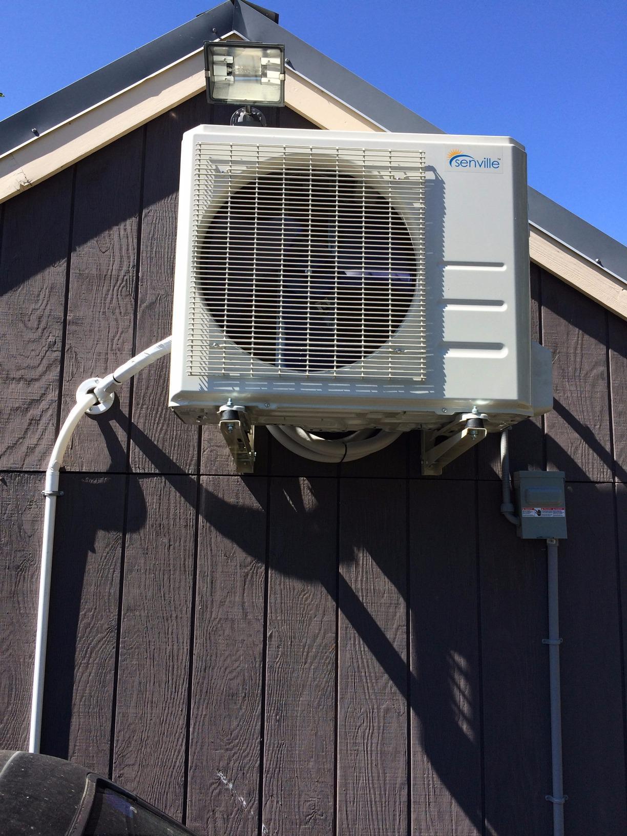Senville AURA Series Mini Split Air Conditioner Inverter Heat Pump, 18000 BTU, Works with Alexa, Energy Star, White customer photo 1
