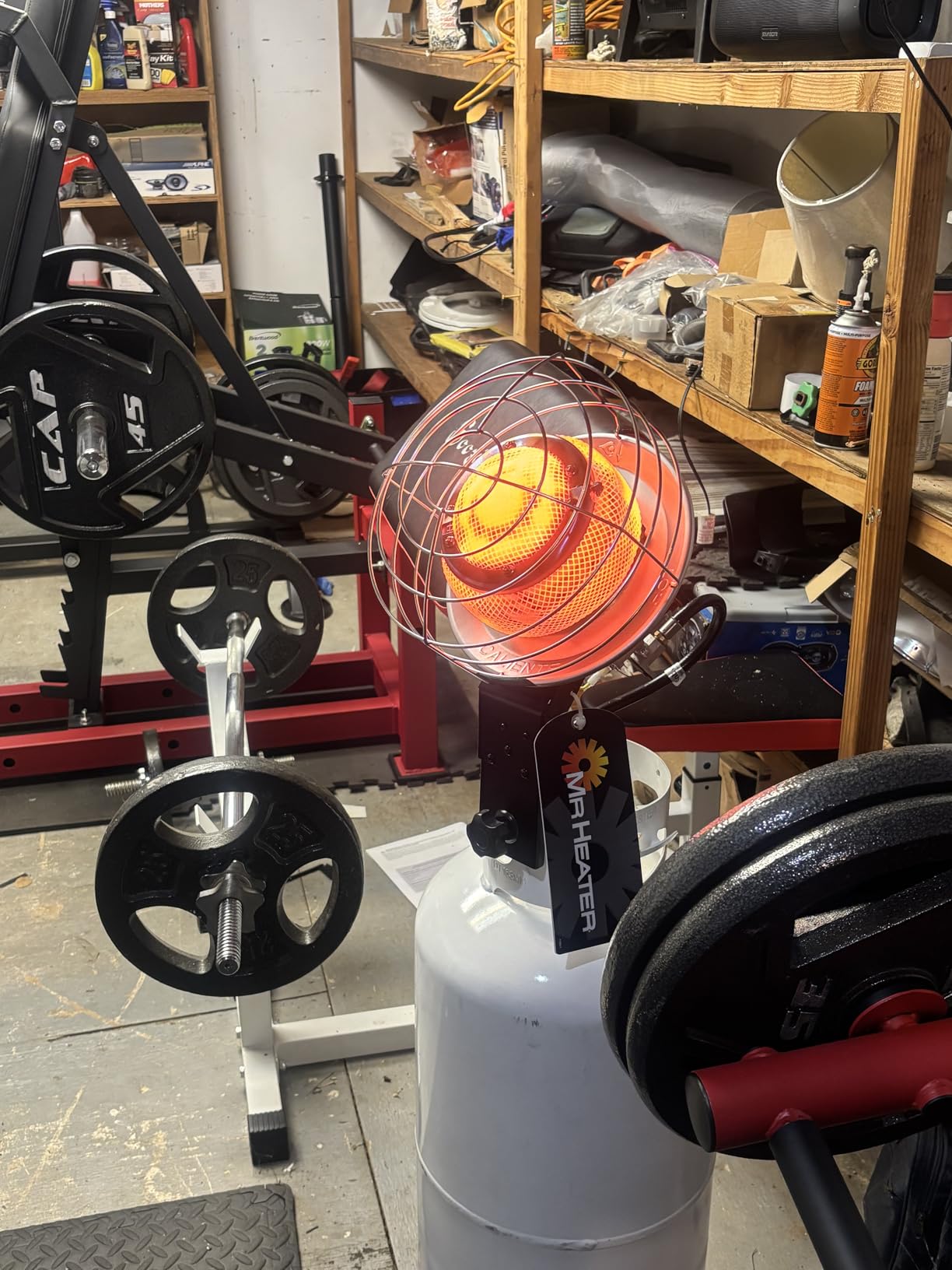 Mr. Heater 540-Degree 45,000 BTU Tank Top Radiant Propane Heater customer photo 2