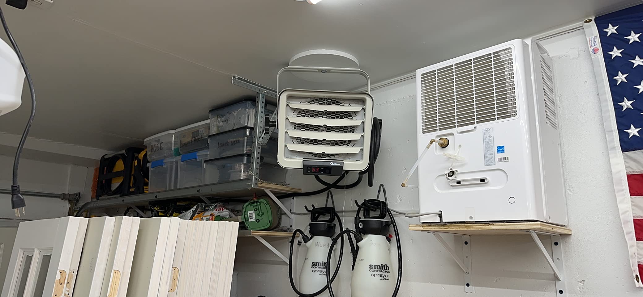 DR. INFRARED HEATER NEW Upgraded DR-975 7500-Watt 240-Volt Hardwired Shop Garage Electric Heater customer photo 2