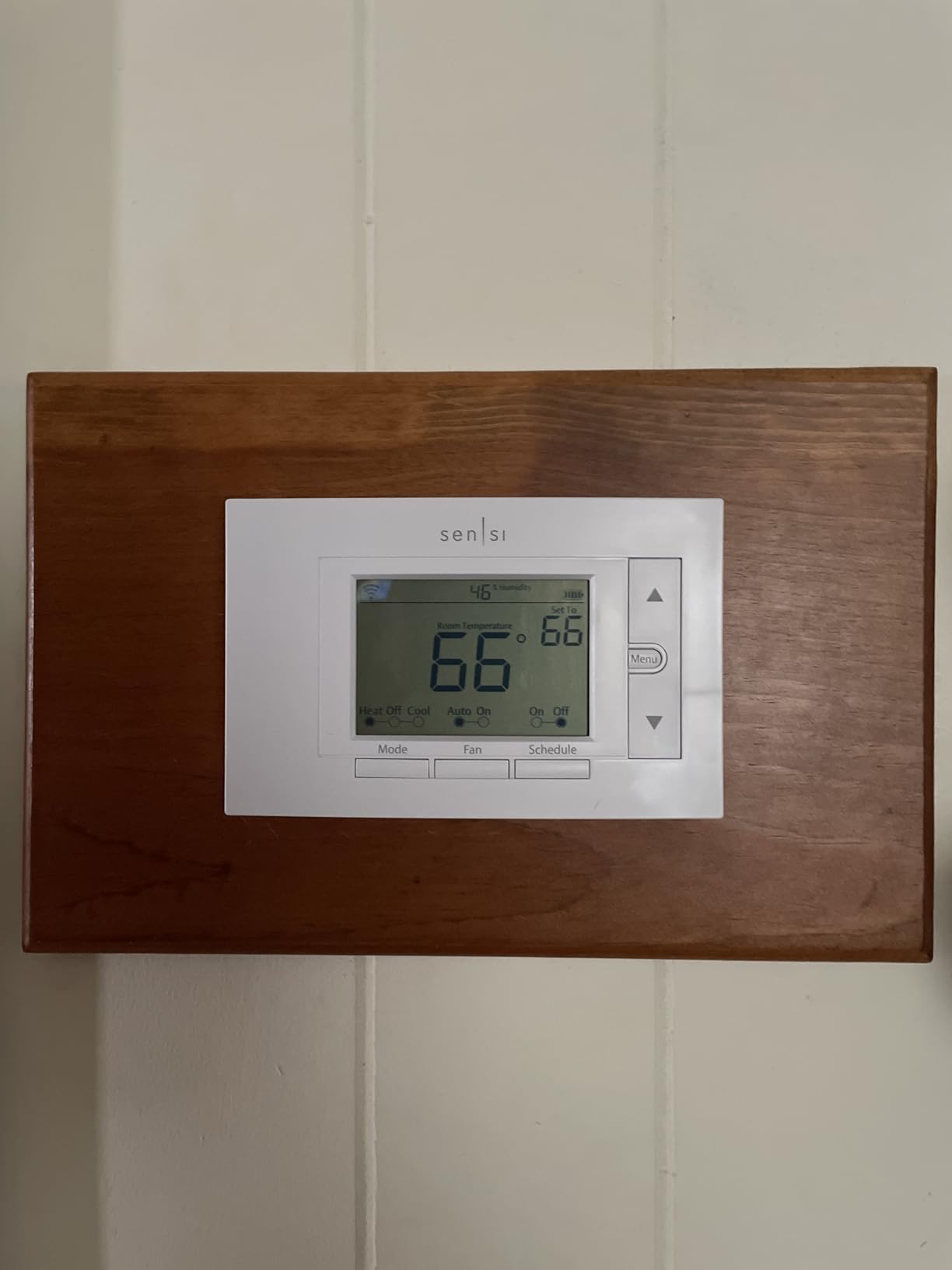Sensi Smart Thermostat, 100 Years Of Expertise, Wi-Fi, Data Privacy, Programmable, Easy DIY Install, Works With Alexa, Energy Star Certified, Mobile App, ST55 customer photo 2