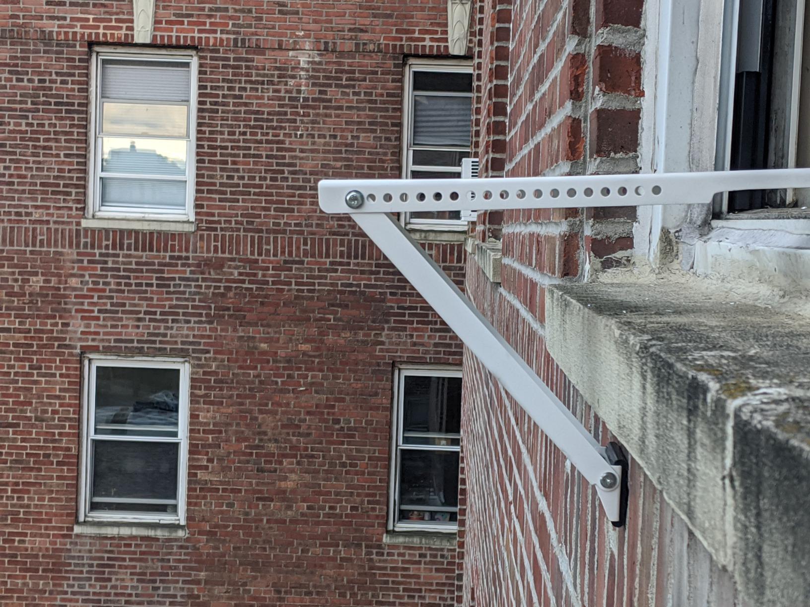 JEACENT AC Window Air Conditioner Support Bracket Heavy Duty, Up to 165 lbs customer photo 1