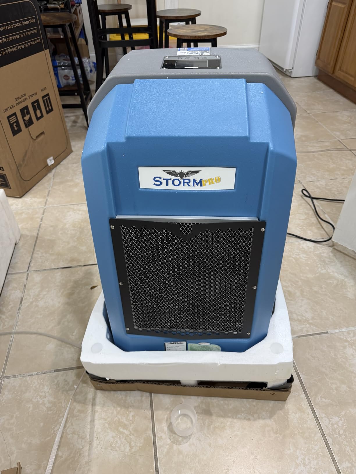 ALORAIR 180 PPD Commercial Dehumidifier with Pump, LGR Technology, Heavy-Duty for Water Damage Restoration, Flood Cleanup and Basements, 5-Year Warranty, Blue, Storm Pro customer photo 2
