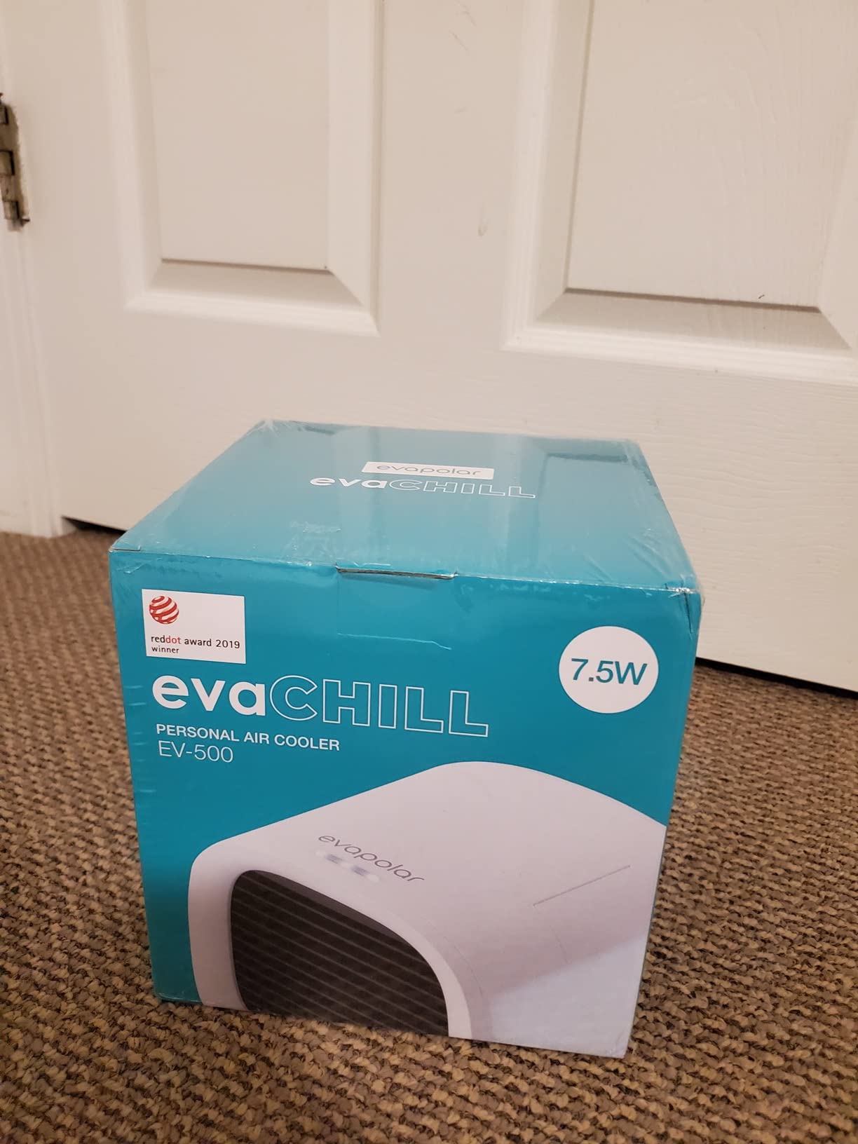 evaCHILL Portable Air Conditioners / Mini AC Unit / Small Personal Evaporative Air Cooler and Humidifier Fan for Bedroom, Office, Car, Camping / EV-500 / Urban Gray customer photo 1