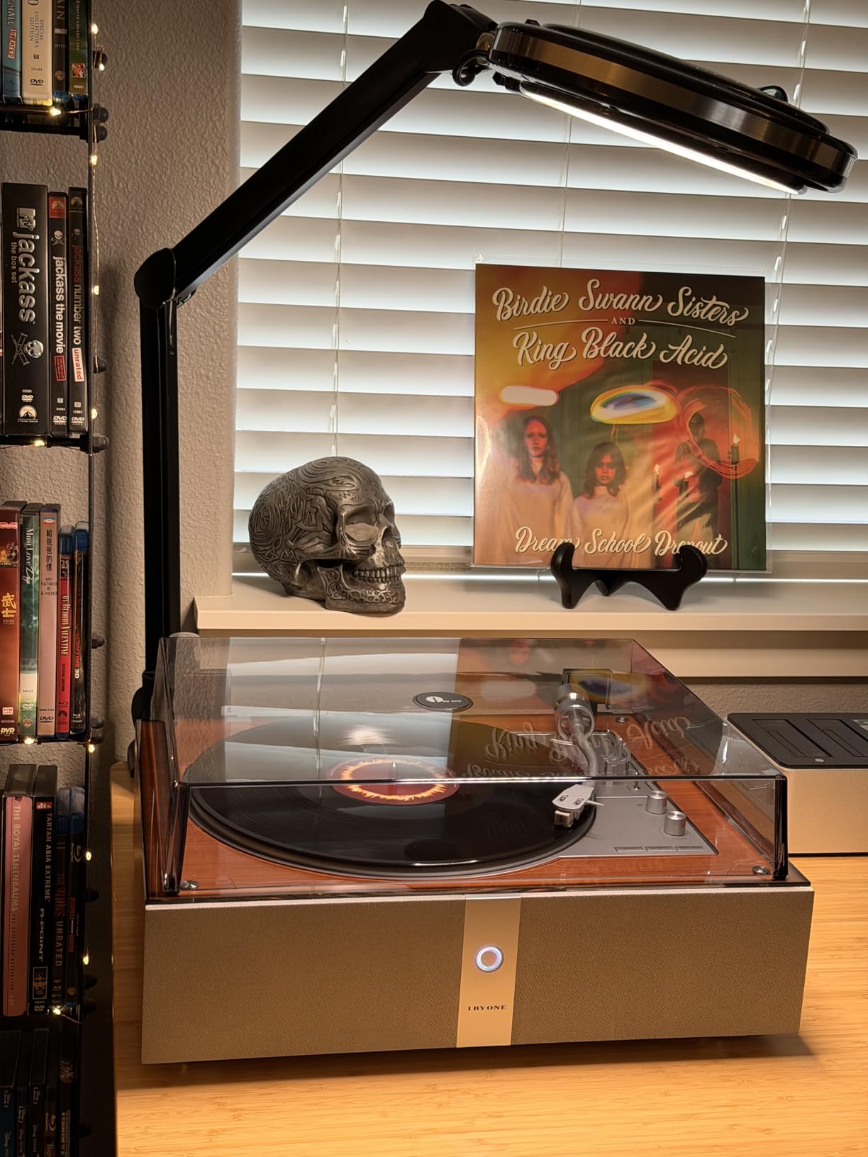 1 BY ONE Fully Automatic Record Player, All-in-One Vinyl Turntable with Automatic Repeat Function, Remote Control, Built in Speakers and DSP, Phono Preamp, AT-3600L Cartridge, Belt Drive 2-Speeds customer photo 1
