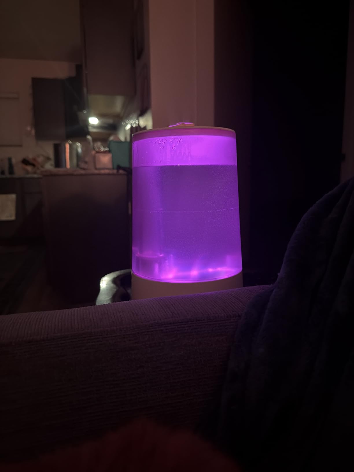 Homvana Humidifiers for Bedroom Home, 3.6 L Cool Mist Top-Fill 34H Super Long Time, Quiet 23dB, Baby Humidifier, Oil Diffuser for Large Room, House, Plant, Nursery, Office, BPA FREE, Ultrasonic (Grey) customer photo 2