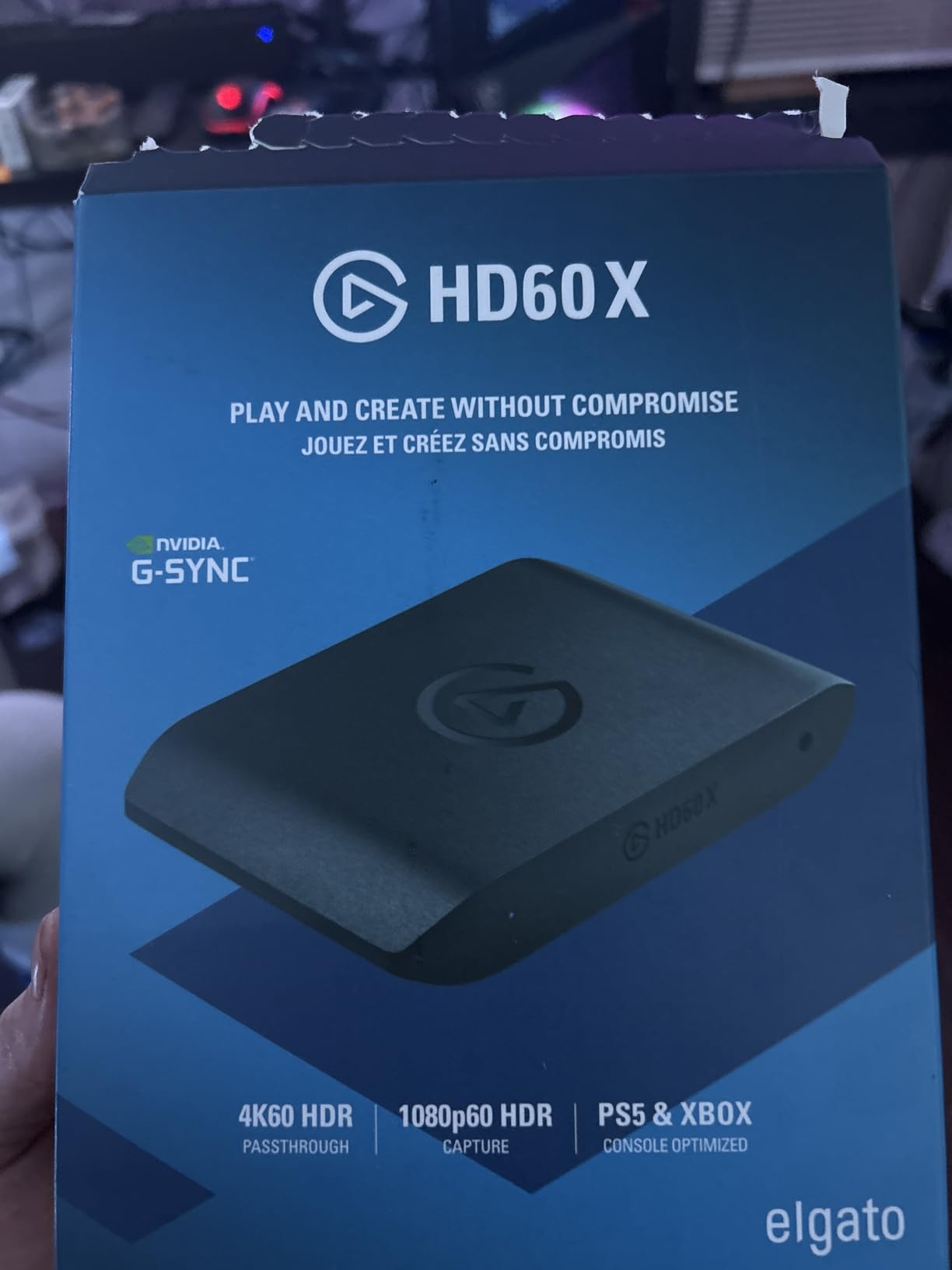 Elgato HD60 X - Stream and Record in 1080p60 HDR10 or 4K30 with Ultra-low Latency on PS5|Pro, PS4|Pro, Xbox Series X/S, Xbox One X|S, Nintendo Switch 2, in OBS and More, Works with PC and Mac customer photo 1