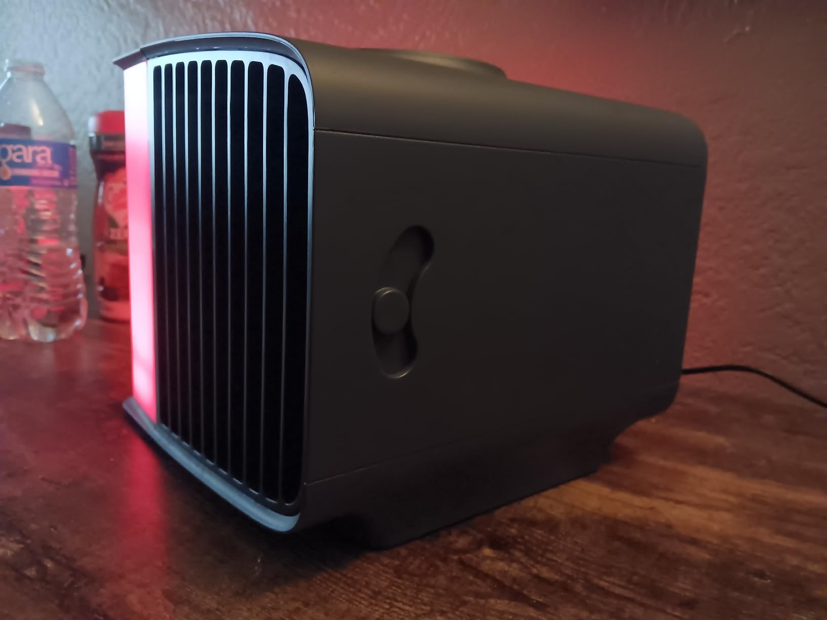 Cooling Fan for Desk and Camping - Portable Air Conditioners - Small Ice Fan for Tent - Mini Swamp Cooler - Evaporative Air Cooler, Evasmart White customer photo 1